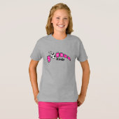 Voetbalstoten - Heet Roze T-shirt (Voorkant volledig)