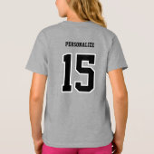 Voetbalstoten - Heet Roze T-shirt (Achterkant)