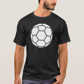 Voetbalsymbool - Wit T-shirt (Voorkant)