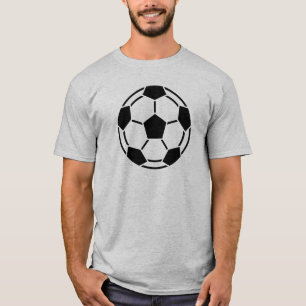 Voetbalsymbool - Zwart T-shirt