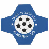 Voetbalteam - Atleet Naam en Jaar - Blauw Voetbal (Enkel)