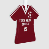 Voetbalteam bewerkbare sporttrui met foto ornament (voorkant)