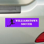 Voetbalteam Bumpersticker (Op auto)