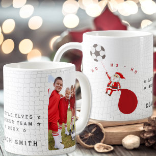 Voetbalteam Coach MVP Kerstman Kerstmis Koffiemok