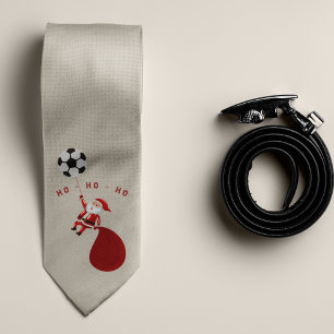 Voetbalteam Coach Sinterklaas Kerst Monogram Stropdas