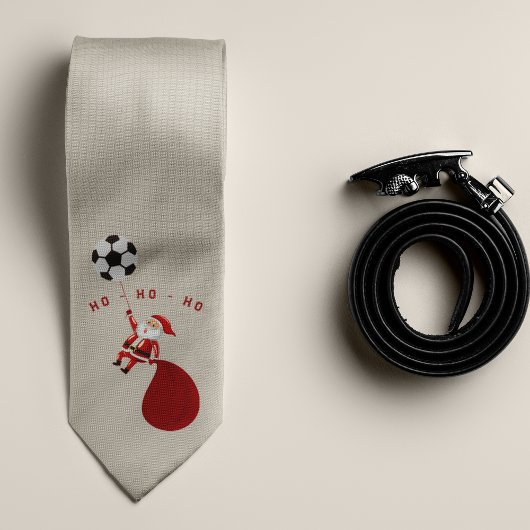 Voetbalteam Coach Sinterklaas Kerst Monogram Stropdas