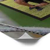 Voetbalteam | Foto-herinneringsmaat Poster (Hoek)