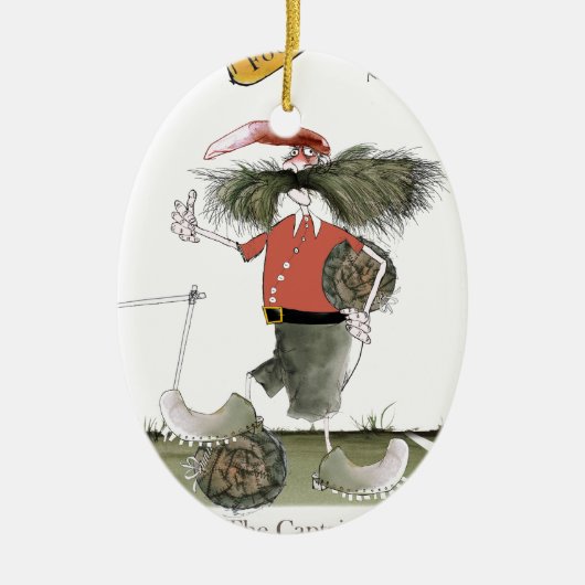 voetbalteam keramisch ornament (Voorkant)
