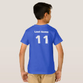 Voetbalteam Kinder Custom League Uniform - Jongens T-shirt (Achterkant volledig)