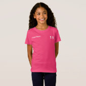 Voetbalteam Kinder Custom League Uniform - Meisjes T-shirt (Voorkant volledig)