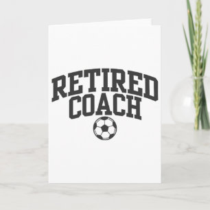 Voetbalteam Mentor Gepensioneerde Coach _1 Kaart