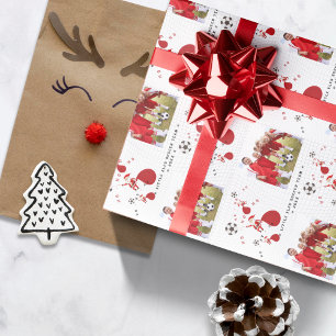 Voetbalteam Sinterklaas Kerstmis  Cadeaupapier