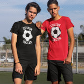 Voetbalteam, speler- en Jersey nummer Mannen T-shi T-shirt