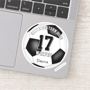 Voetbalteam Spirit Girls Jongens Team Naam Sticker