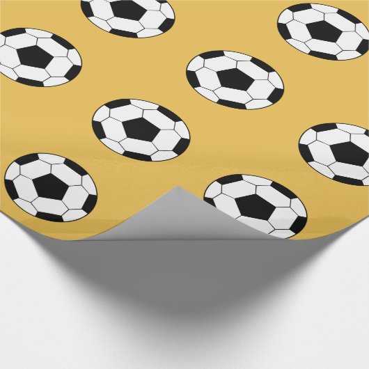 Voetbalthema Cadeaupapier (Hoek)