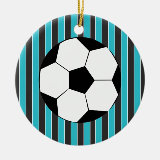 Voetbaltijd Keramisch Ornament (Voorkant)