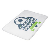 voetbaltoernooi badmat (Gekanteld)