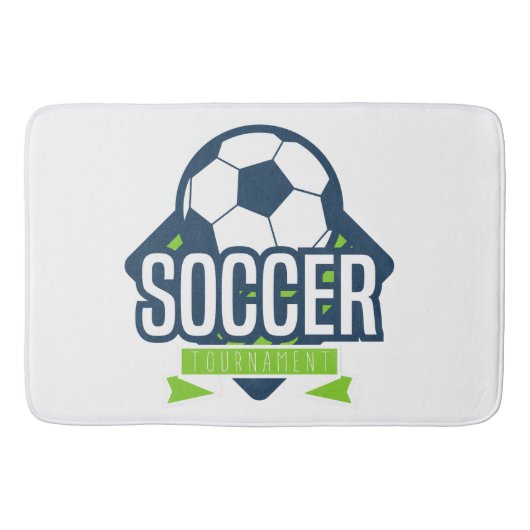 voetbaltoernooi badmat (Voorkant)