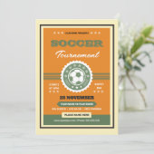 Voetbaltoernooi Flyer Sjabloon (Staand voorkant)