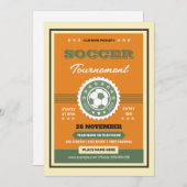 Voetbaltoernooi Flyer Sjabloon (Voorkant / Achterkant)