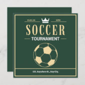 voetbaltoernooi kaart (Voorkant / Achterkant)