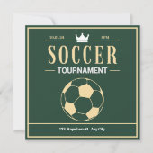 voetbaltoernooi kaart (Voorkant)