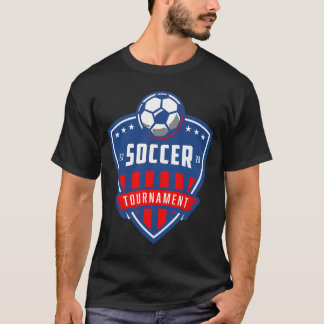 Voetbaltoernooi logo t-shirt