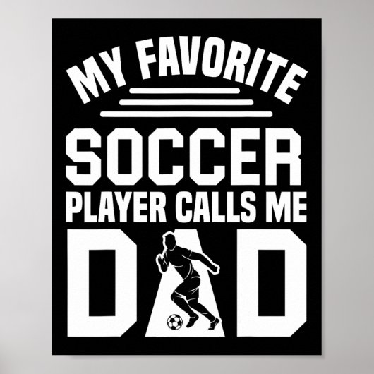 Voetbalvader _1 poster (Voorkant)