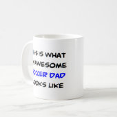 voetbalvader, geweldige koffiemok (Voorkant links)