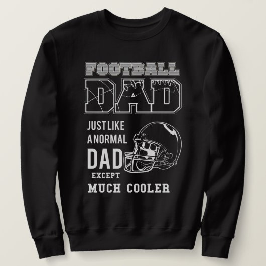 Voetbalvader net als een normale vader  trui (Design voorkant)