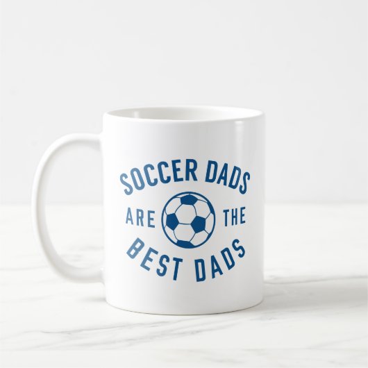 Voetbalvaders zijn de beste vaders koffiemok (Links)