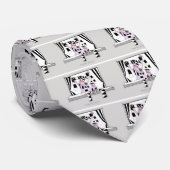 voetbalvarken zaterdag voor altijd stropdas (Opgerold)