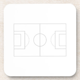voetbalveld bier onderzetter