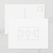 voetbalveld briefkaart (Voorkant / Achterkant)