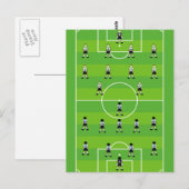 Voetbalveld Briefkaart (Voorkant / Achterkant)