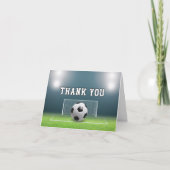 Voetbalveld Football Sport Bedankkaart (Voorkant)