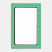 Voetbalveld frame post-it® notes (Voorkant)