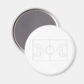 voetbalveld magneet (Voorkant / Achterkant)