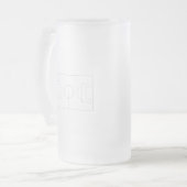 voetbalveld matglas bierpul (Voorkant links)