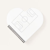 voetbalveld notitieboek (Voorkant)