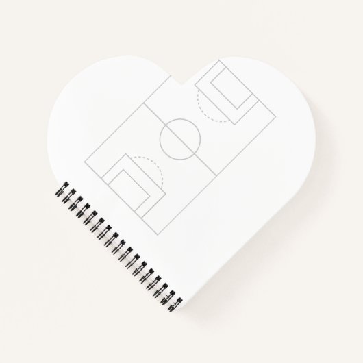 voetbalveld notitieboek (Voorkant)