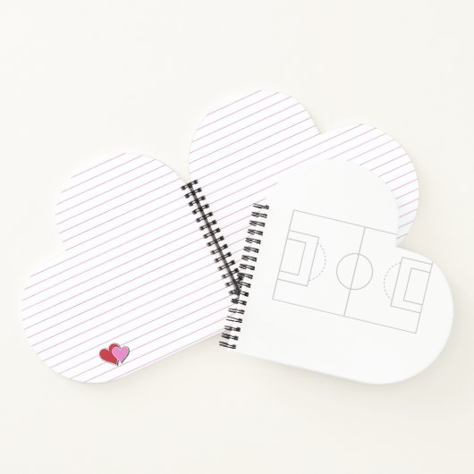 voetbalveld notitieboek (Binnen)