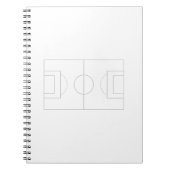 voetbalveld notitieboek (Voorkant)