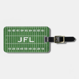 Voetbalveld Ontwerp Bagage Labels