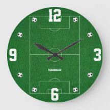 Voetbalveld ontwerp sportfan huisdecoratie