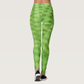 "Voetbalveld Patroon Sport Decor" Leggings (Achterkant)
