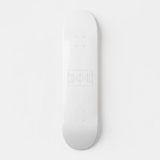 voetbalveld persoonlijk skateboard (Voorkant)