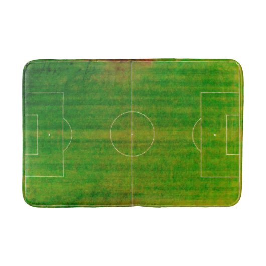 Voetbalveld (Stijl nr. 2) Badmat (Voorkant)