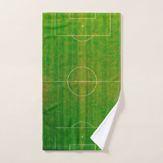 Voetbalveld (Stijl nr. 2) Handdoek (Handdoek)
