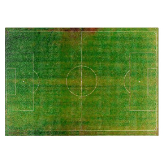 Voetbalveld (Stijl nr. 2) Snijplank (Voorkant)